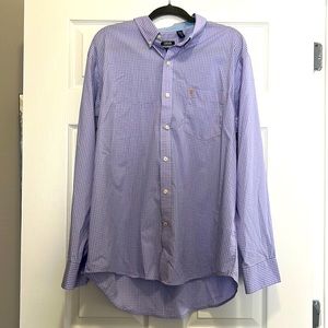 MENS BUTTON UP IZOD SHIRT